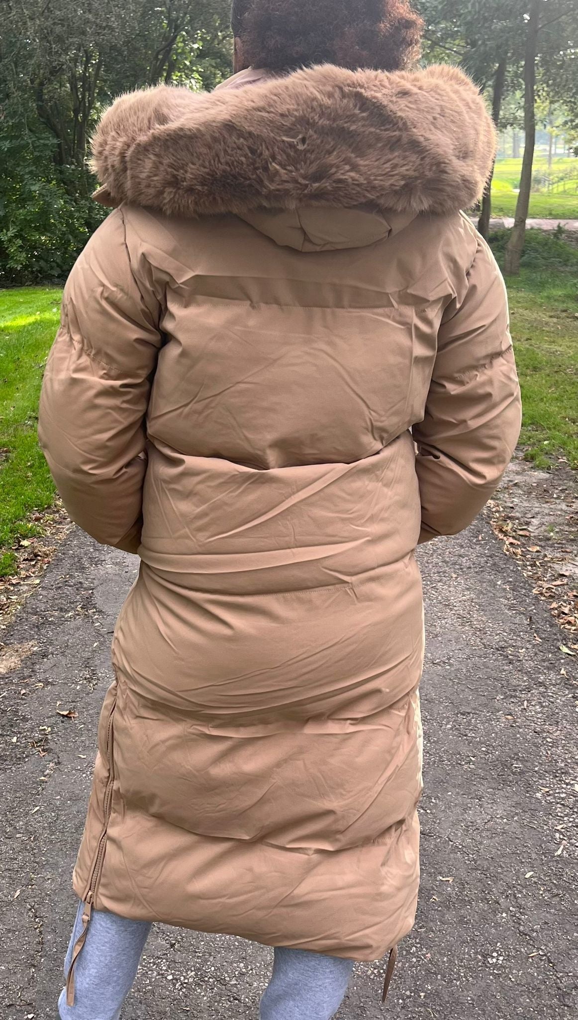 Camel Puffer Jacket