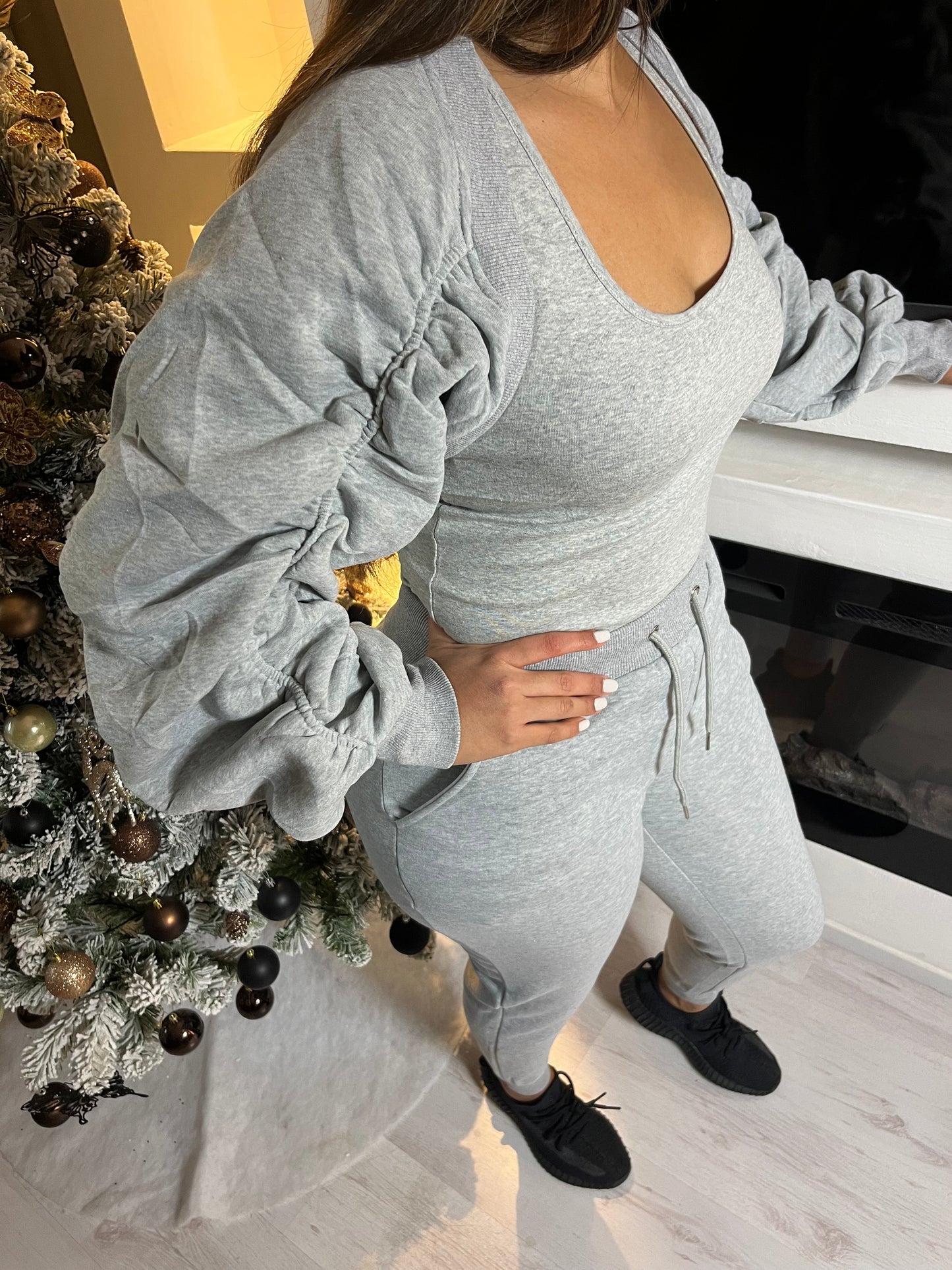 Cropped 3-piece Joggerset