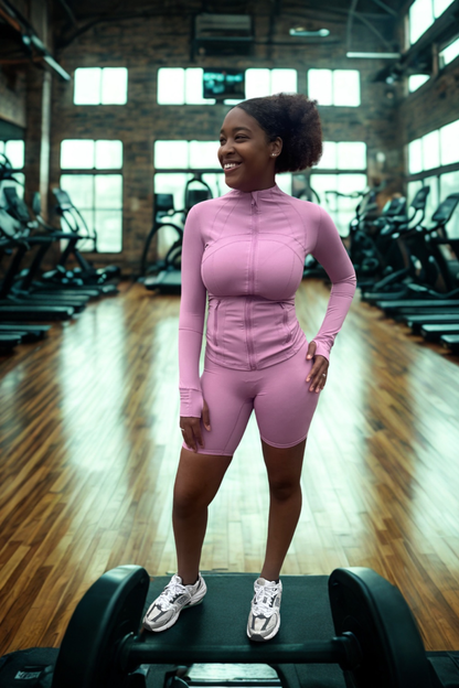 Active Babe Set (powder velvet pink)