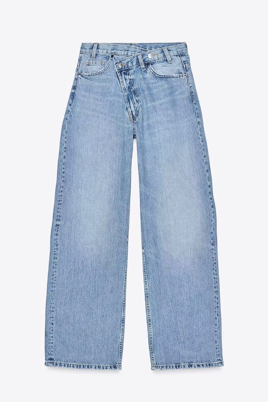 Cross Waist Jeans