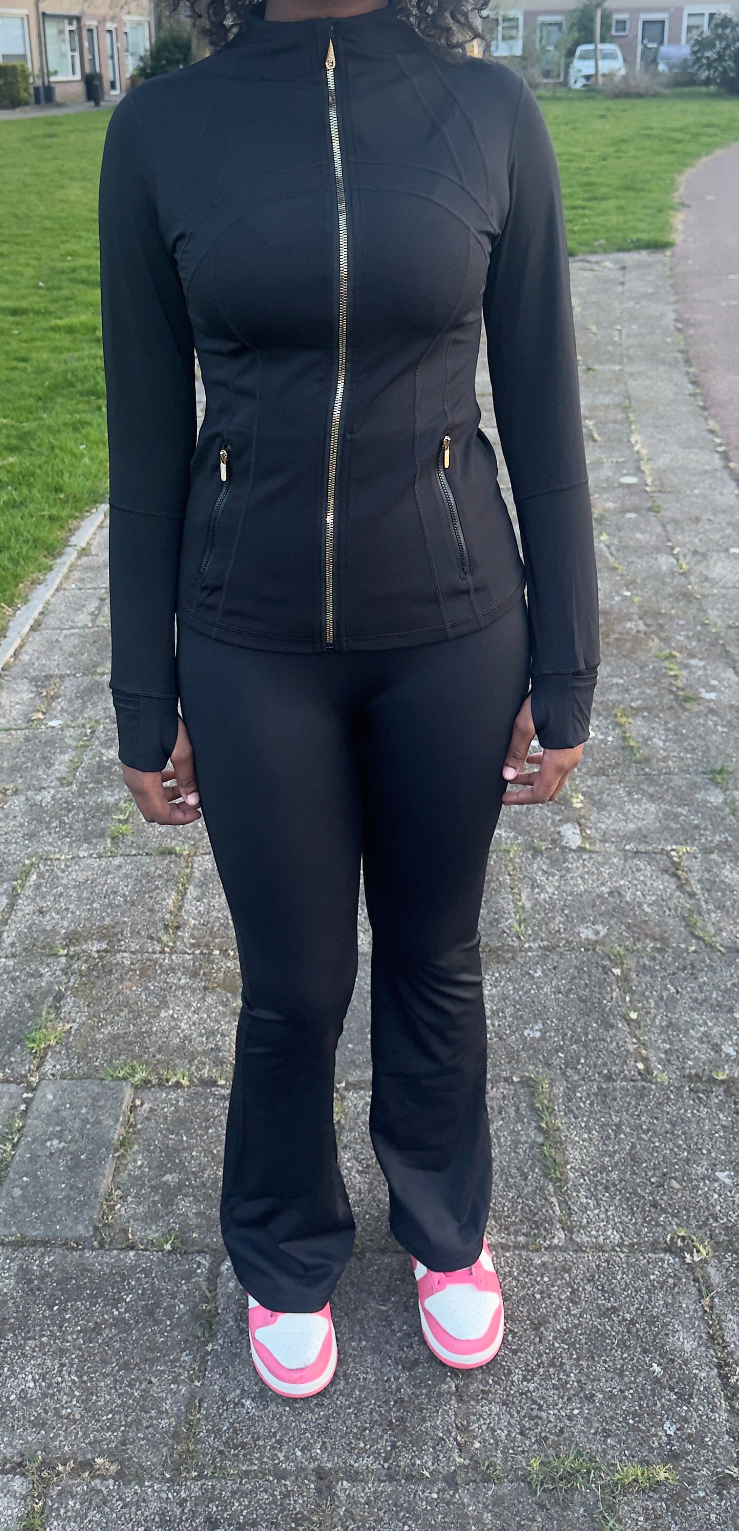 Active Babe Set Long (Black/Gold)