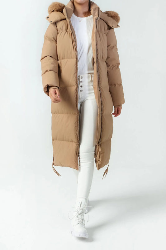 Camel Puffer Jacket