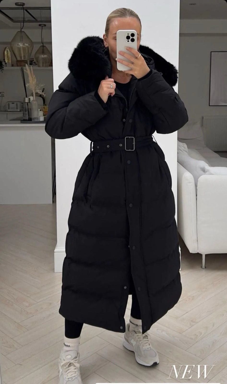 Black Belted Winterjacket