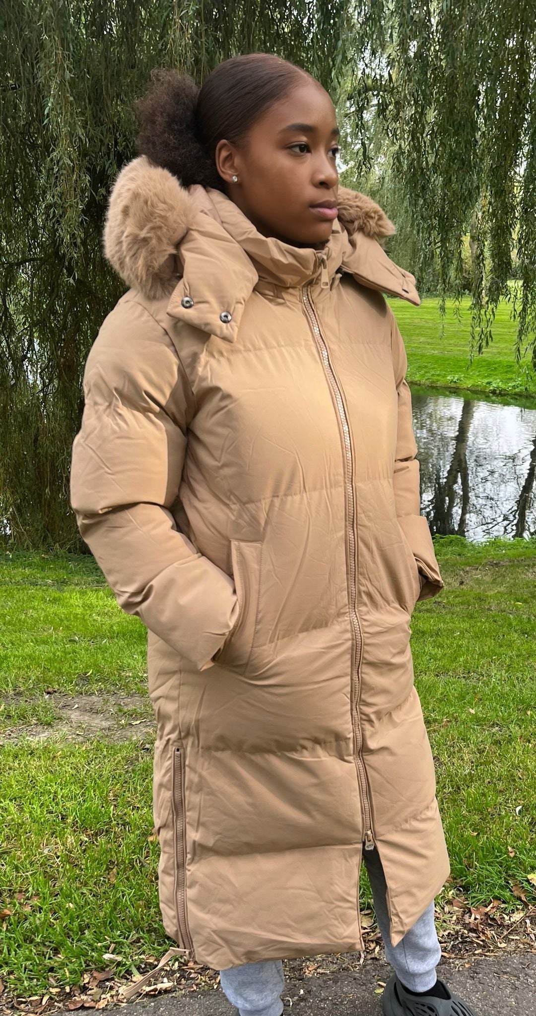 Camel Puffer Jacket