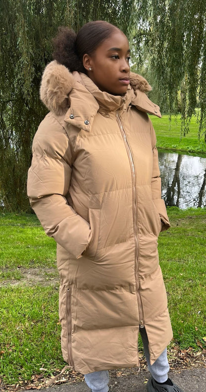 Camel Puffer Jacket