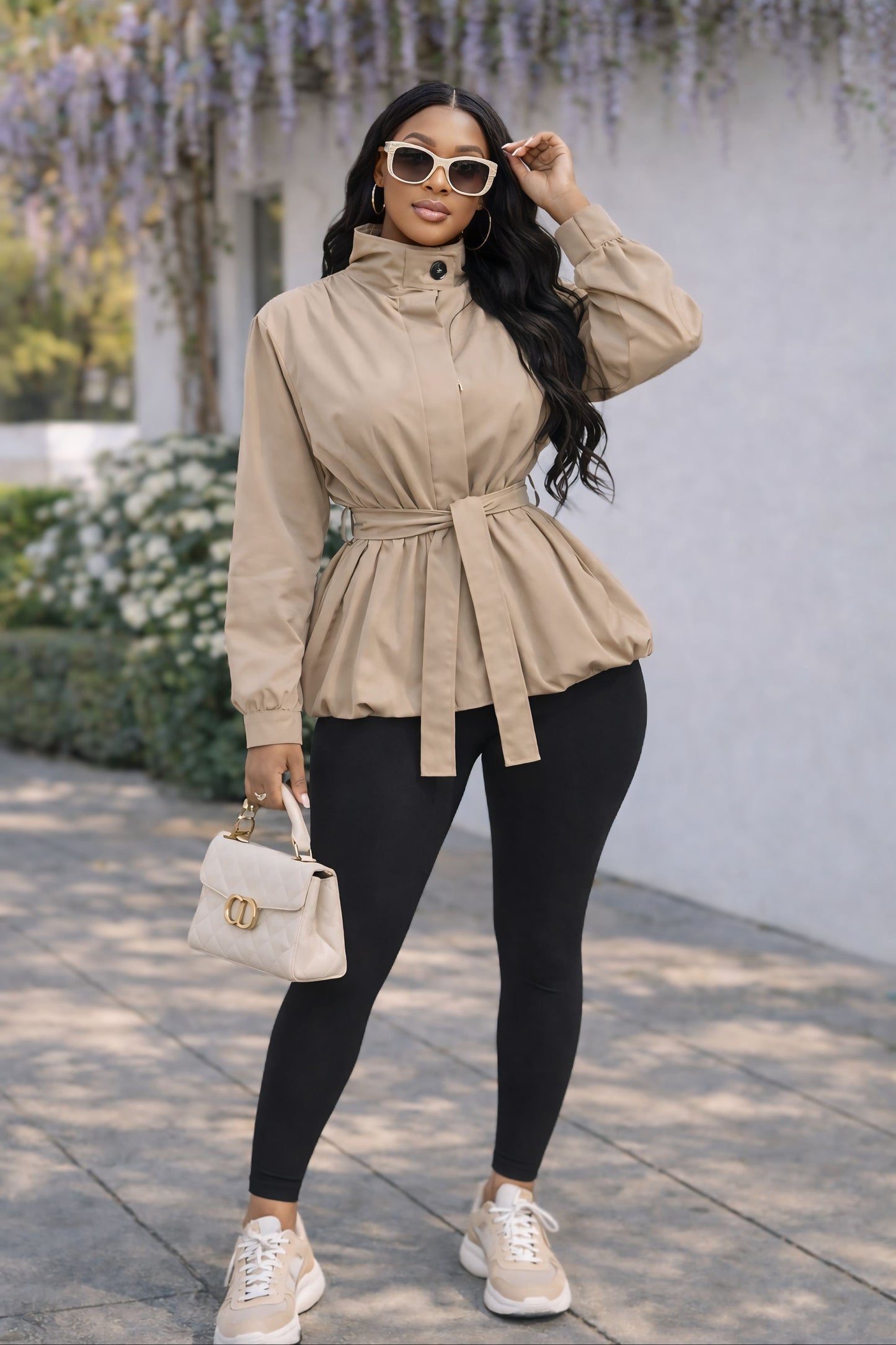 Snatched Camel Jacket