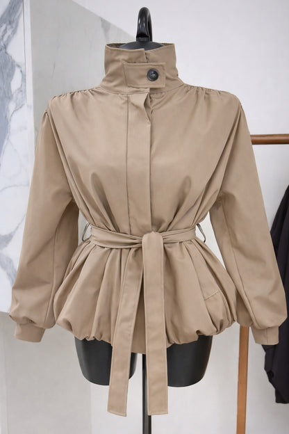 Snatched Camel Jacket